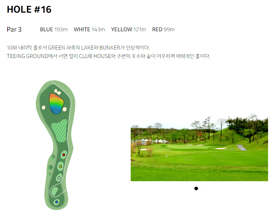 세라지오 골프클럽 코스공략도 16
