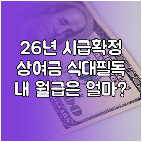 2026년 최저시급 10120원 적용..