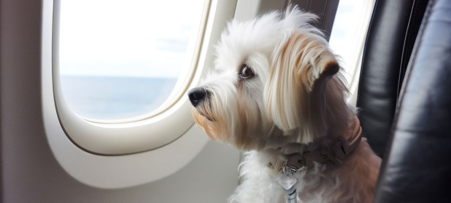 애완동물을 기내에 데려갈 수 있나요