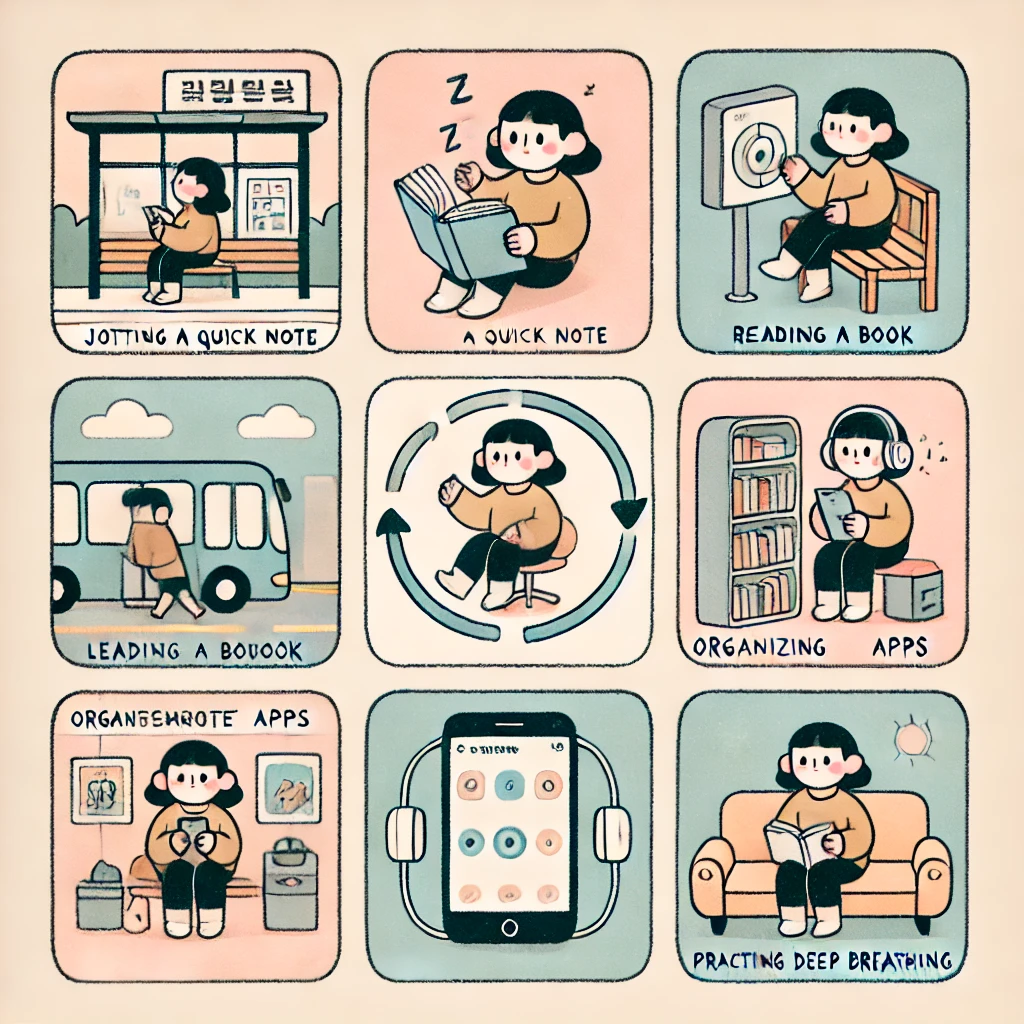 자투리 시간을 100% 활용