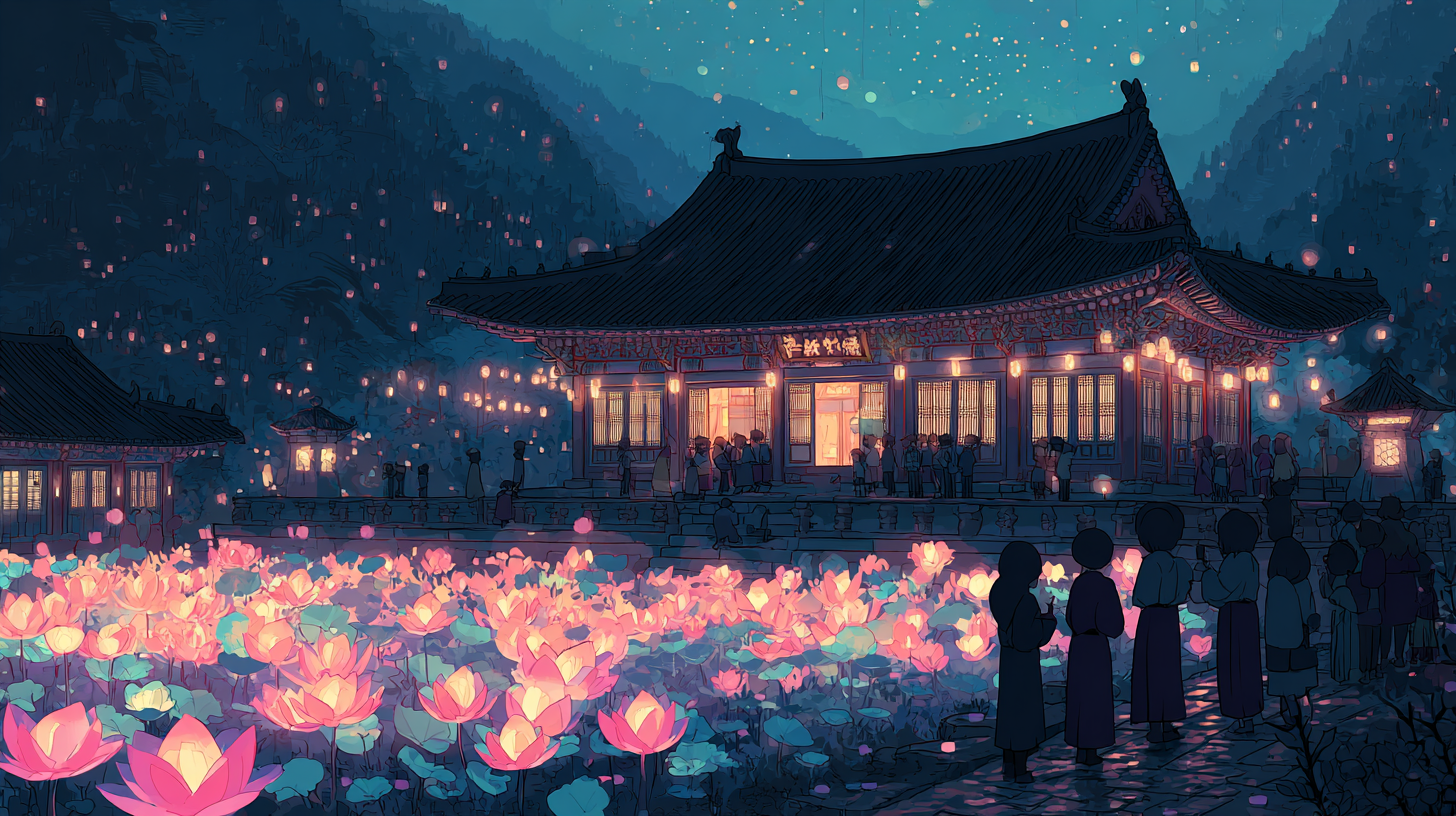 사찰 연등 의미