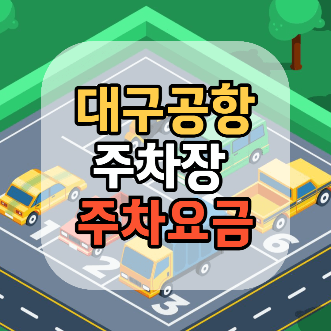 대구공항 주차 대구공항 주차요금(무료 주차 팁)