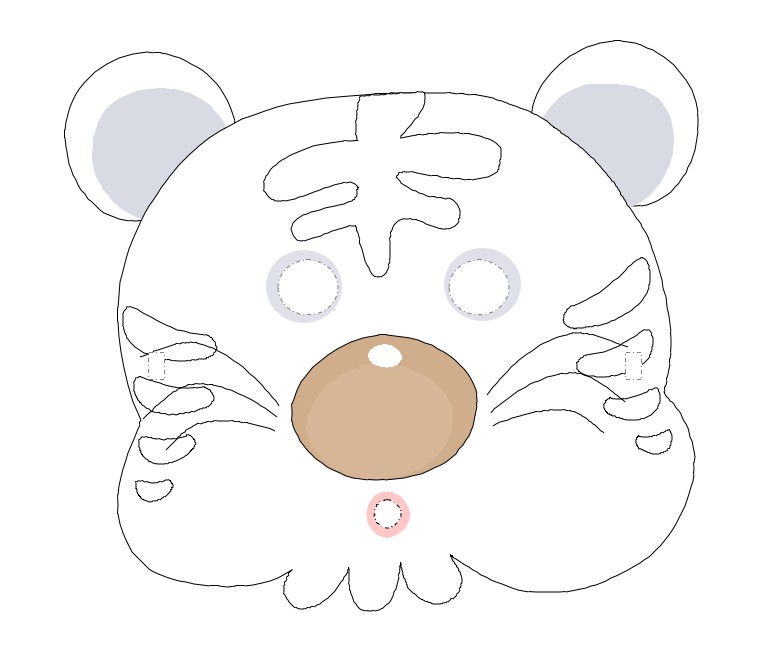 동물가면 무료도안