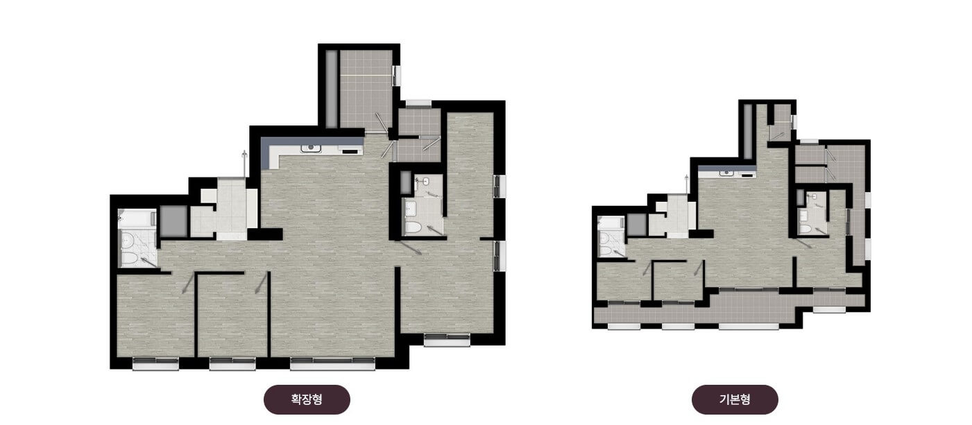 검단 제일풍경채 3차 84B 평면도