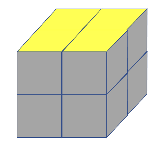 큐브 노랑면 맞추기