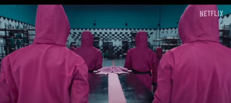 오징어 게임 예고편 중 한 장면