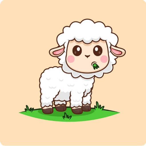 새끼 토끼의 모습