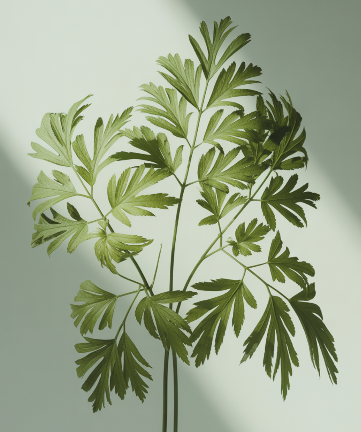 건강함의 신호, 잎사귀를 살펴보세요