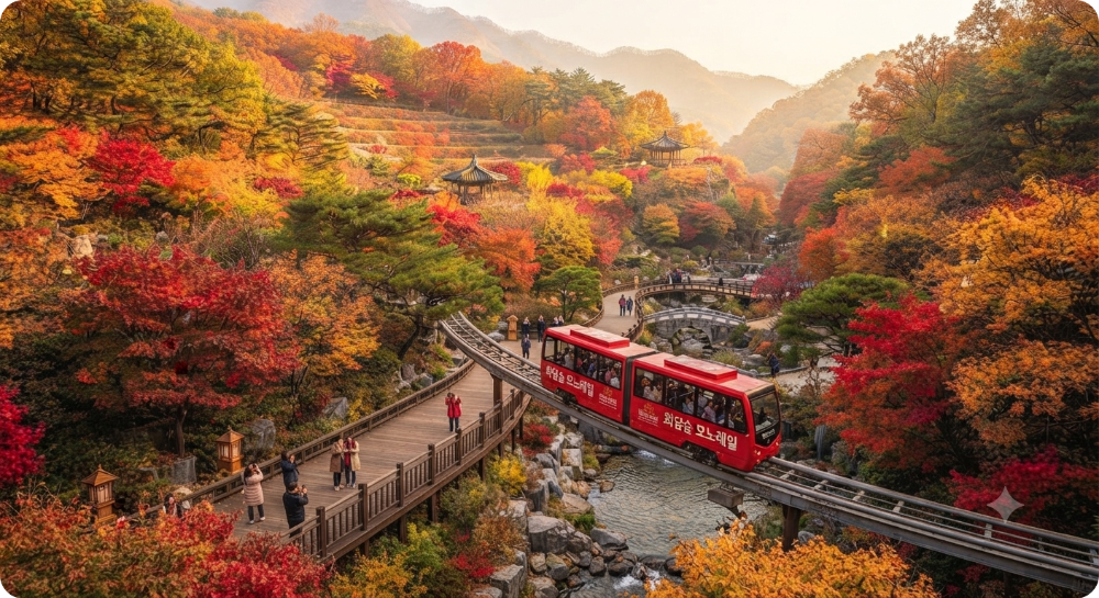 화담숲 입장료 할인&middot;모노레일 예약&middot;취소표 이미지