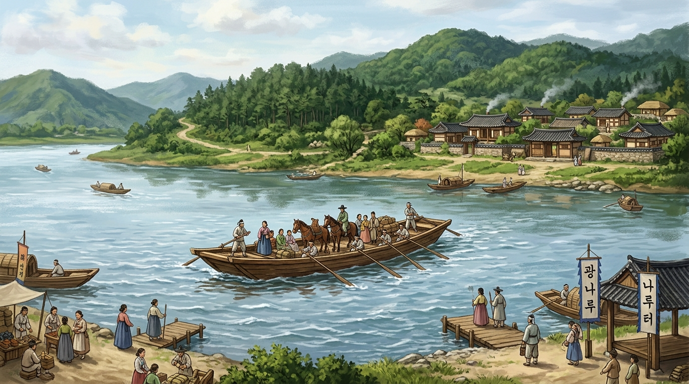 조선시대 광나루(광진)의 모습