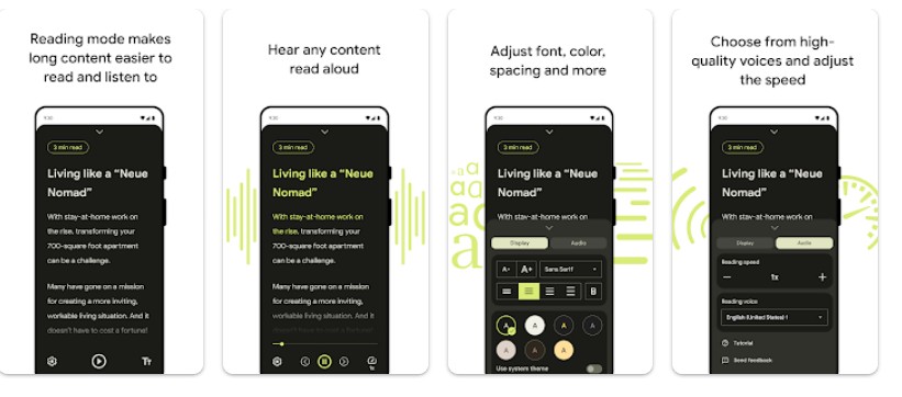 읽기 모드앱 기능