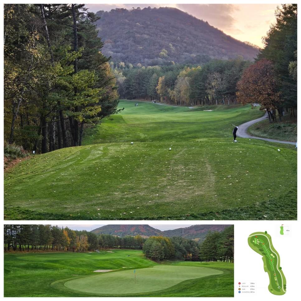 골프장 경험담 모나용평cc 해발 780m 청정 지역의 골프장 용평 리조트