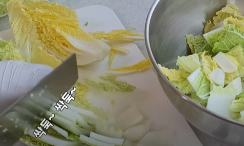 배추막김치