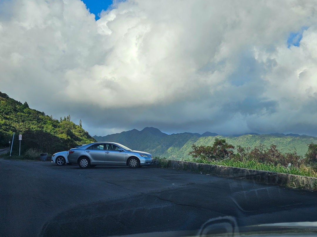 하와이 탄탈루스 전망대 주차장