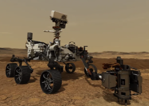 화성 지상 탐사중인 퍼서비어런스