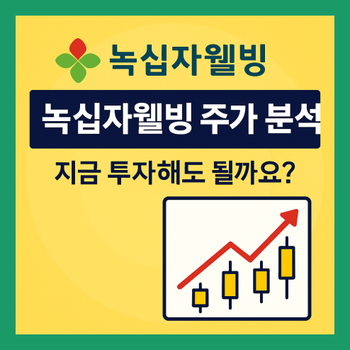 녹십자 웰빙 주가 흐름과 목표주가, 배당금 전망