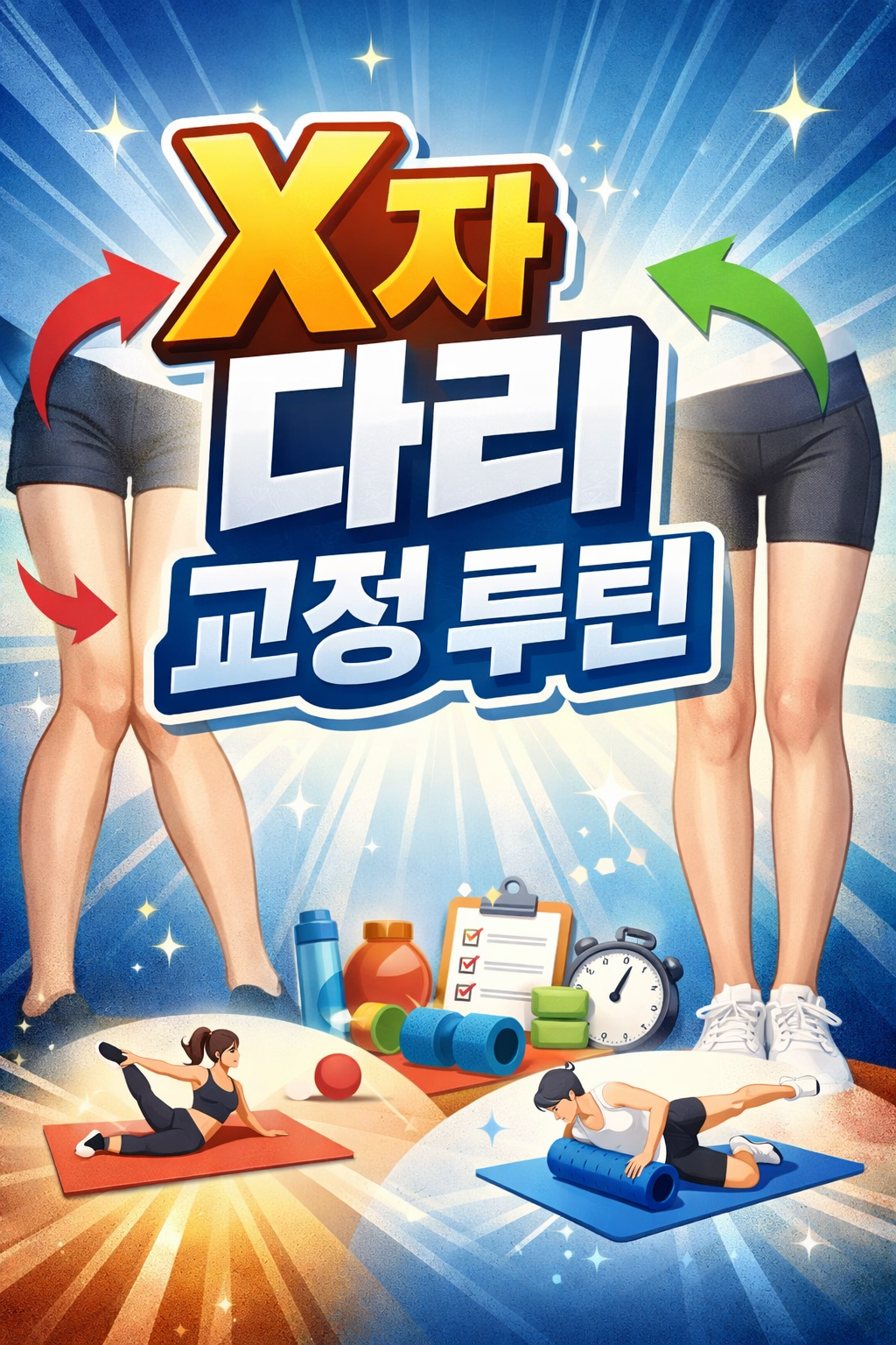 외반슬 교정 루틴