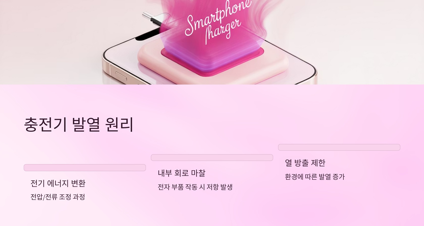 충전기 발열의 과학적 원인