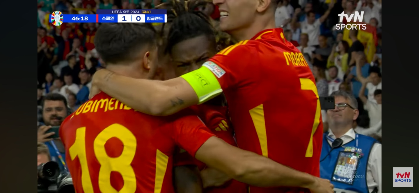 유로 2024 결승전 ❘ 스페인 선제골