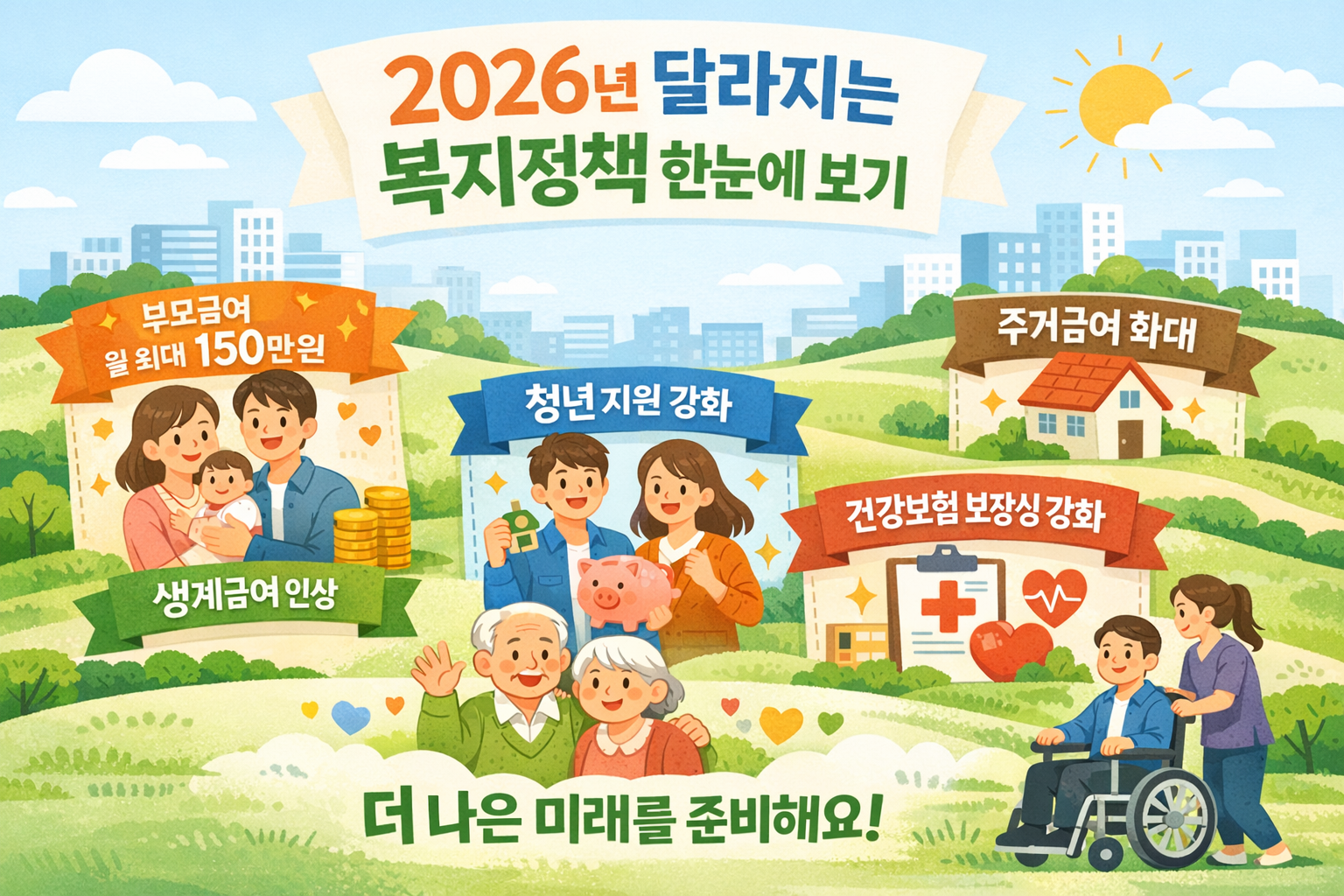 대한민국 2026년 달라지는 복지정책 한눈에 정리