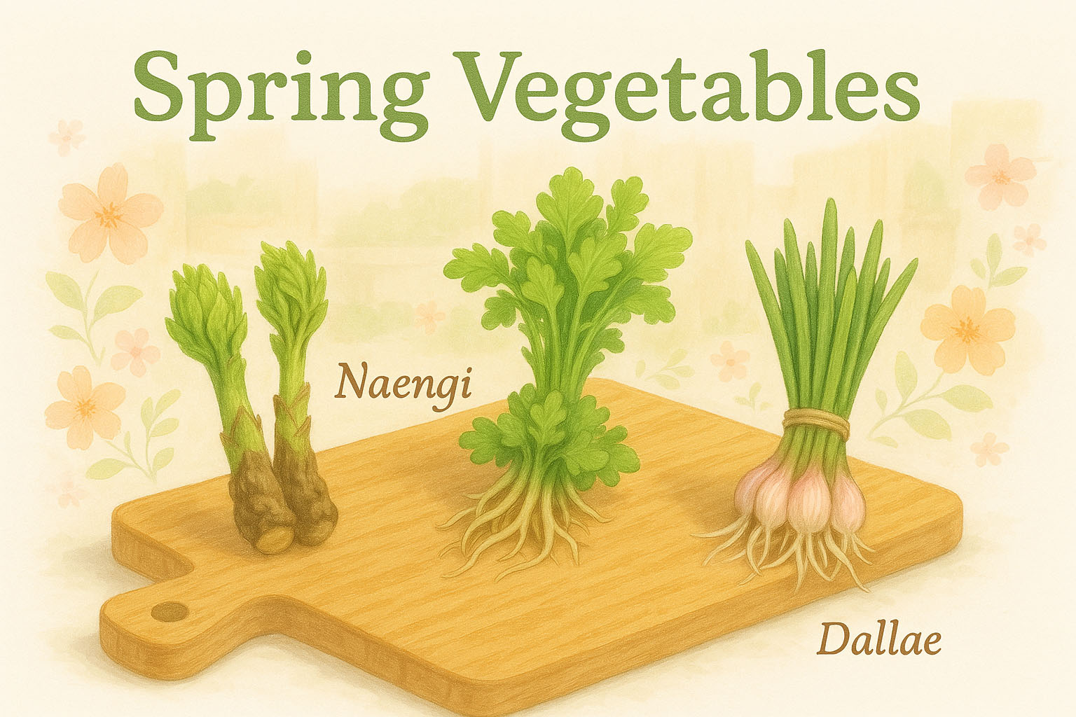 봄 제철 냉이 두릅 냉이 요리법