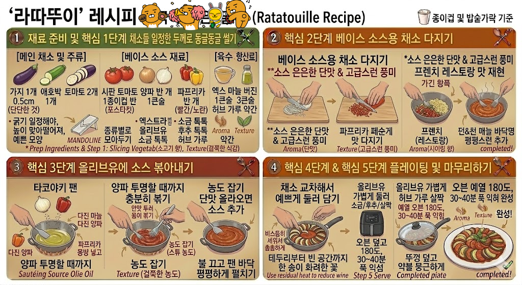 라따뚜이 재료