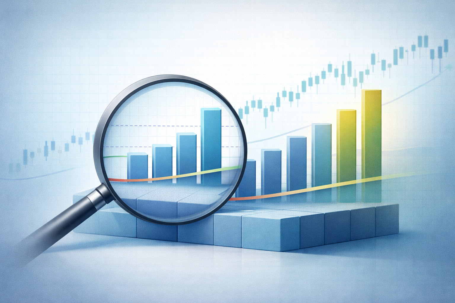 기업의 가치를 잘 살펴봐야 한다는 상징