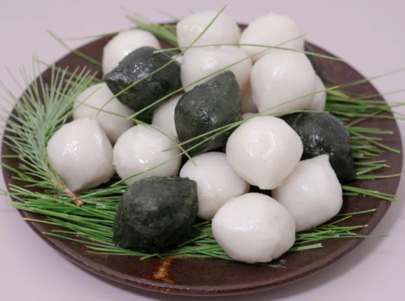 한국의 떡 종류 곤떡-송편