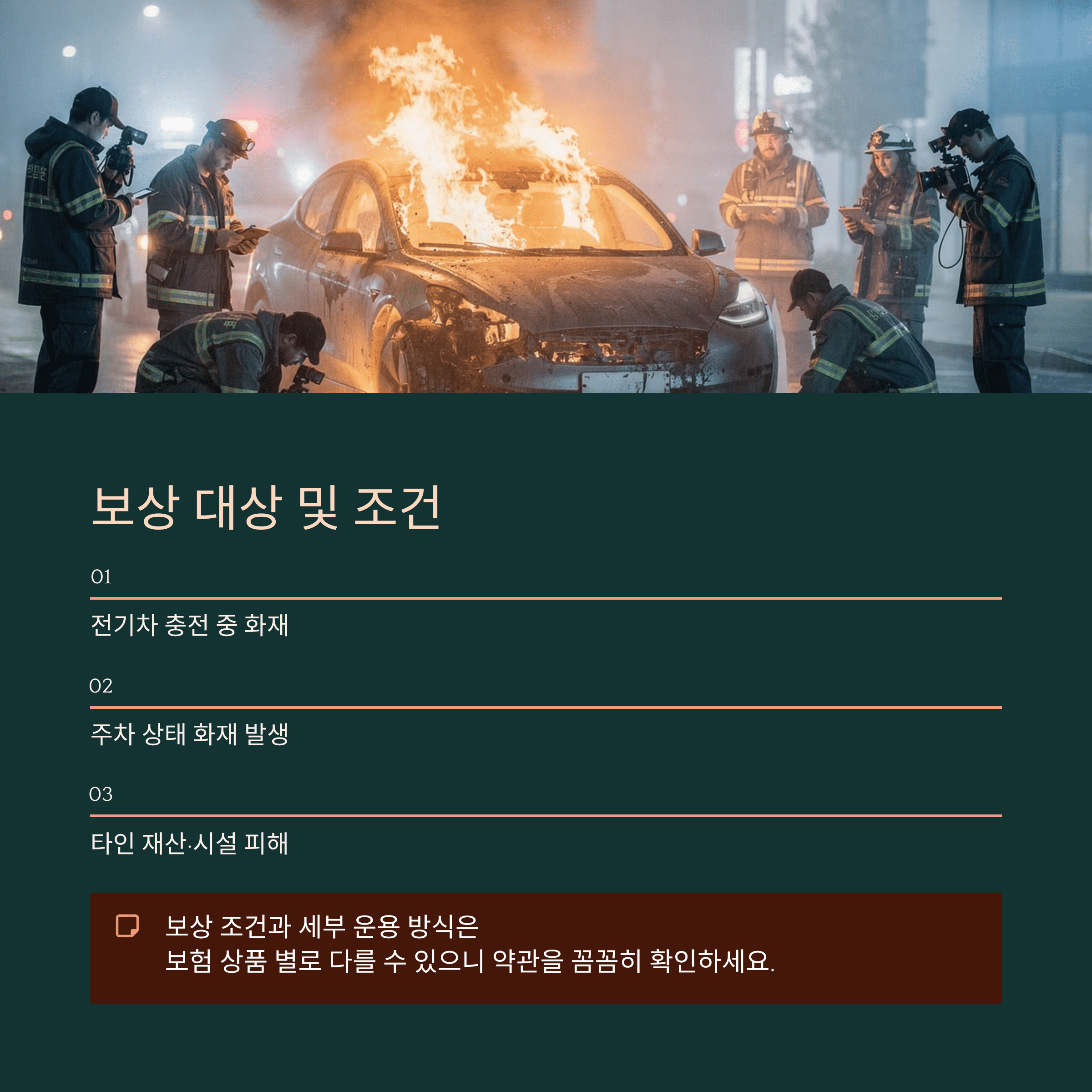 보상 대상 및 조건
