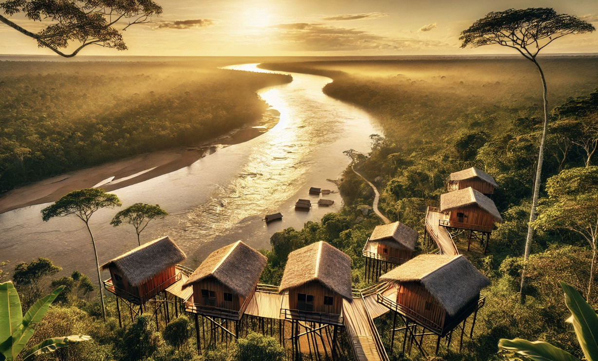 브라질 아마존 정글 로지 – 아마존강에서 야생과 함께하는 숙소