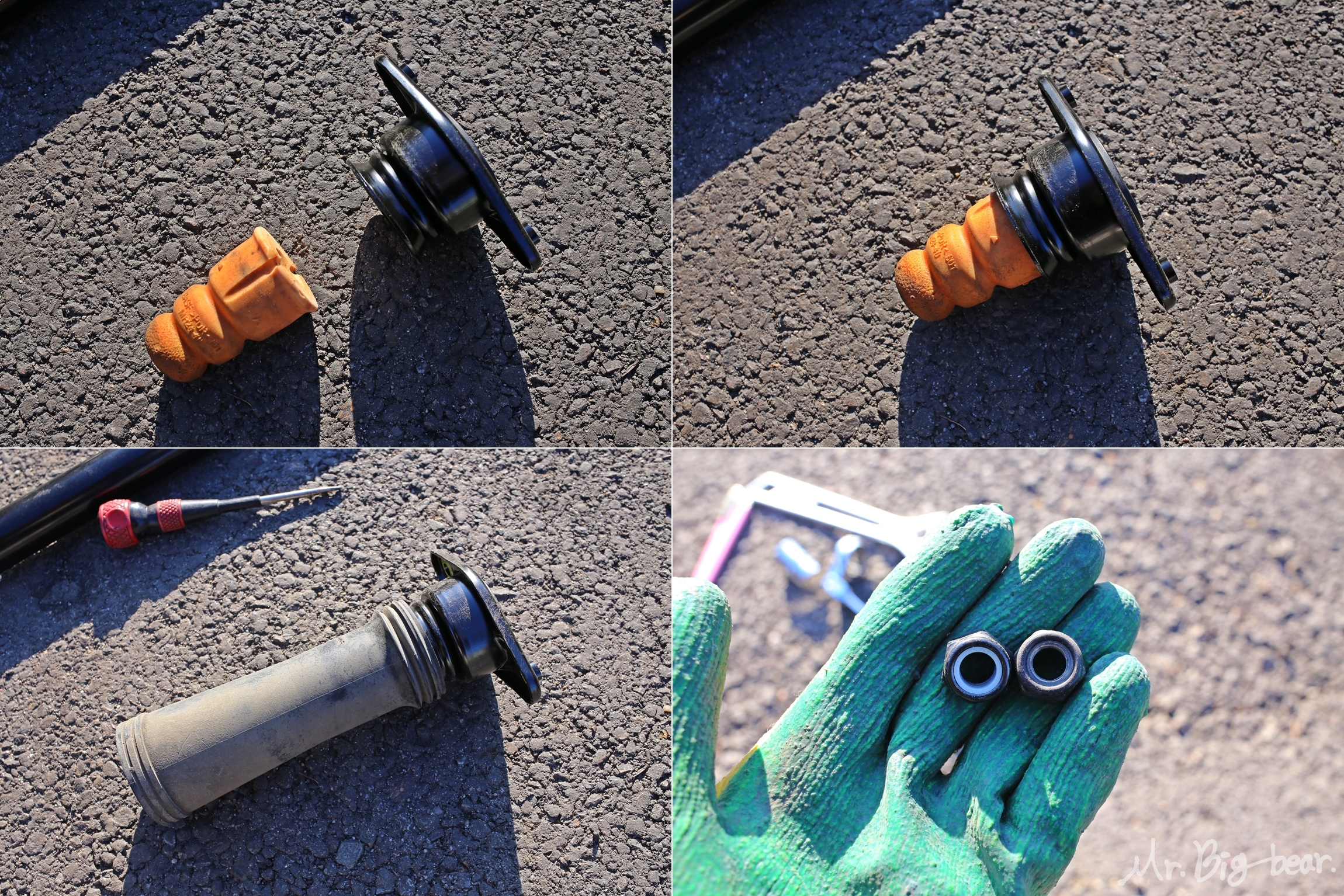 LF 쏘나타 리어 쇽업소버 조립