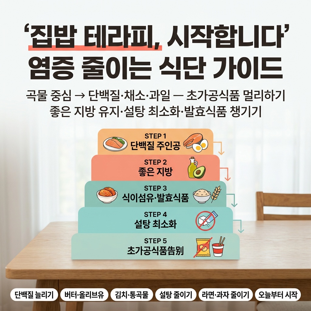 염증 줄이는 식단, 무엇을 먹어야 할까