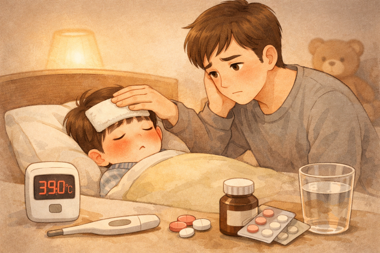 A형 독감인데 열만 나는 경우, 우리 아이에게 나타난 특별한 패턴
