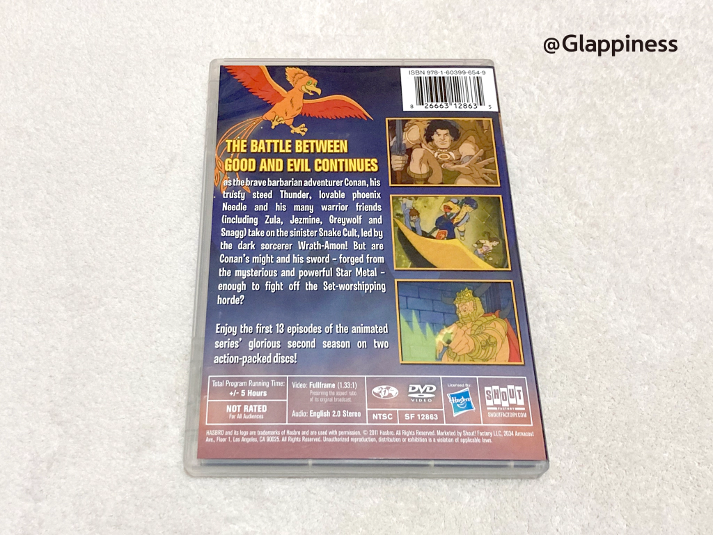 코난 더 어드벤처(정의의 용사 코난) DVD 시즌2-1 킵케이스 뒷면