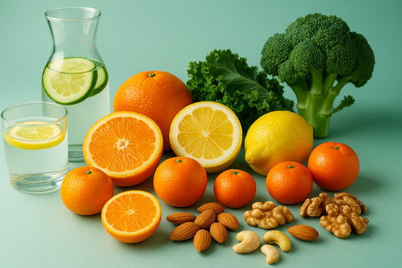 봄철 피부관리에 좋은 음식