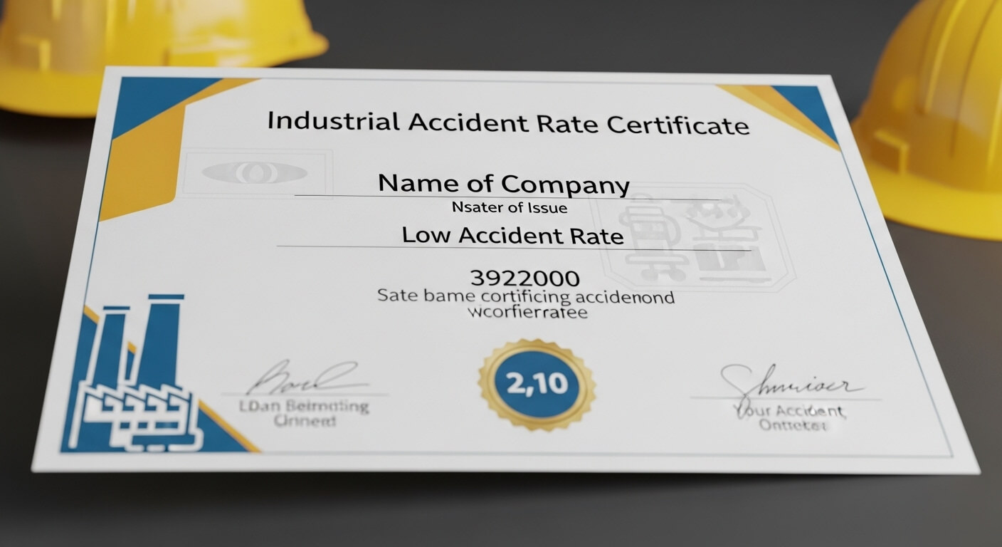 산업재해율 확인서 발급