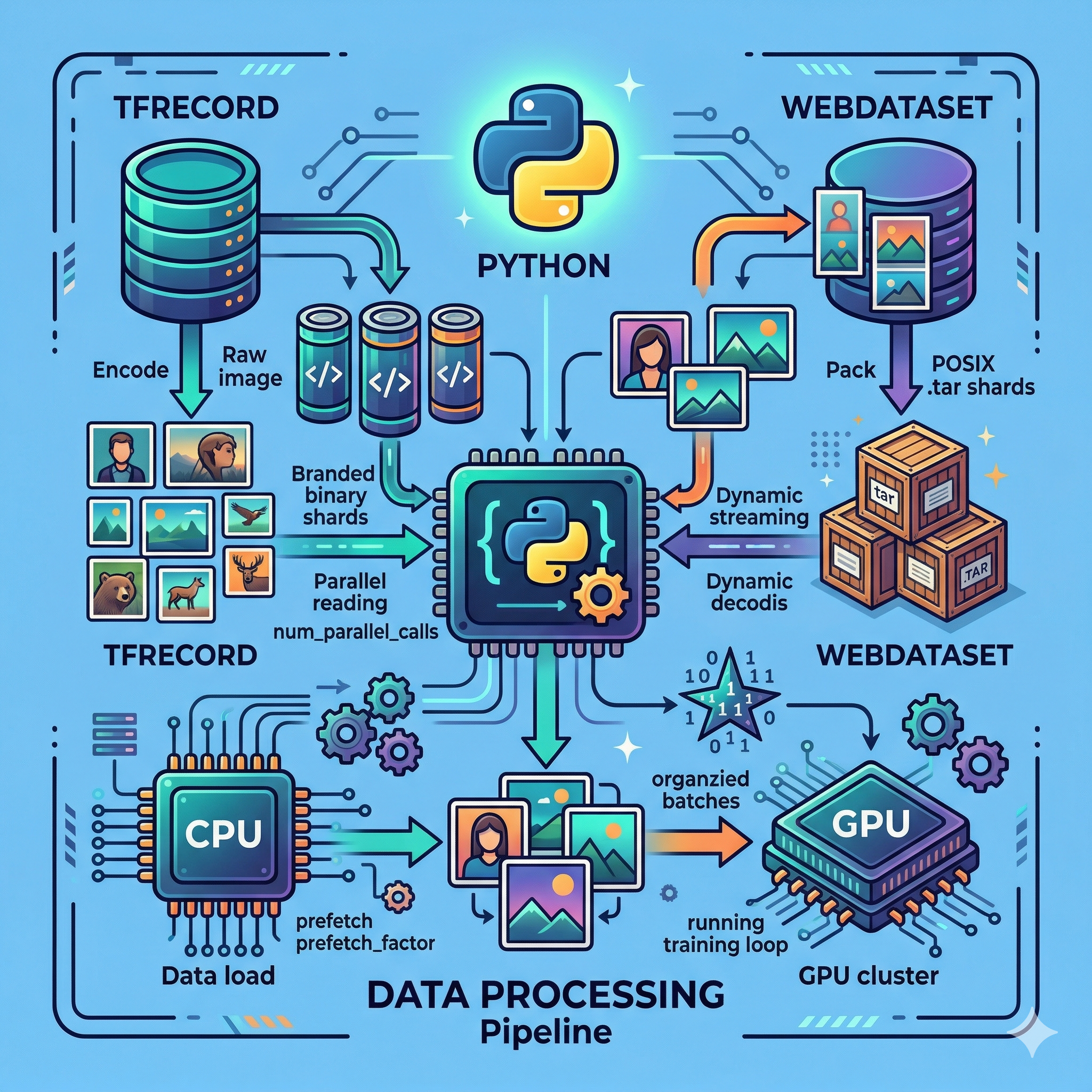 TFRecord와 WebDataset 활용