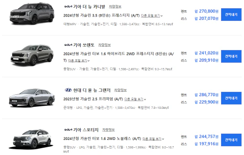 다나와-리스견적보기