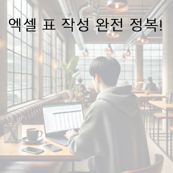 엑셀 표 작성 완전 정복! 실무에 바로 쓰는 엑셀 테이블 활용법
