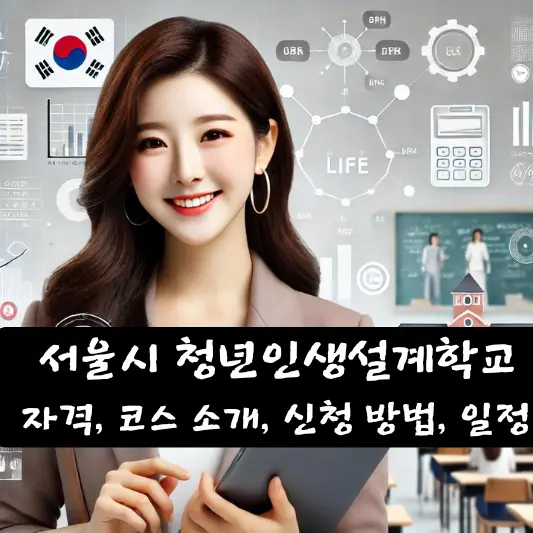 서울시 청년인생설계학교 자격, 코스 소개, 신청 방법 및 일정