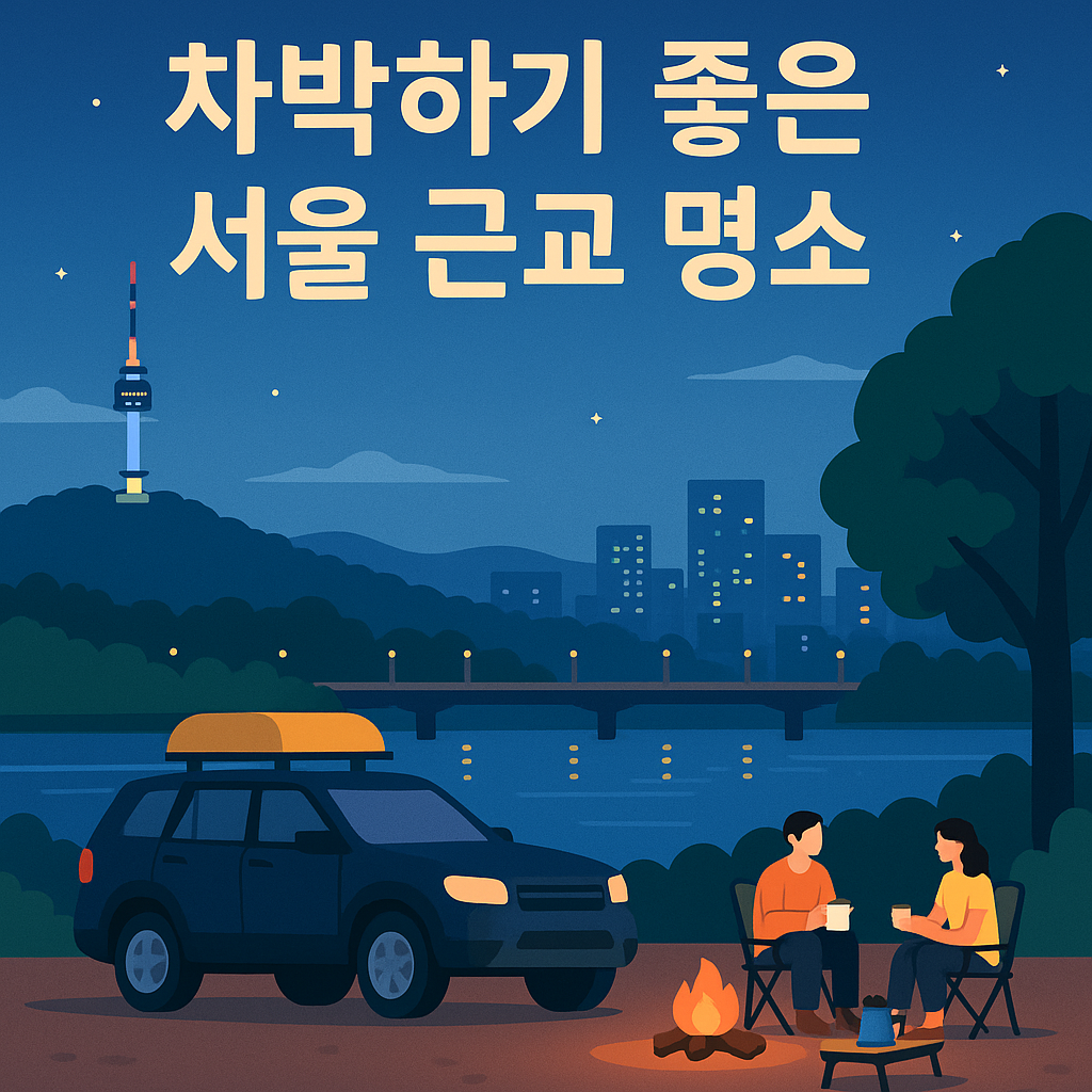 차박하기 좋은 서울 근교 명소 + 위치별 꿀팁