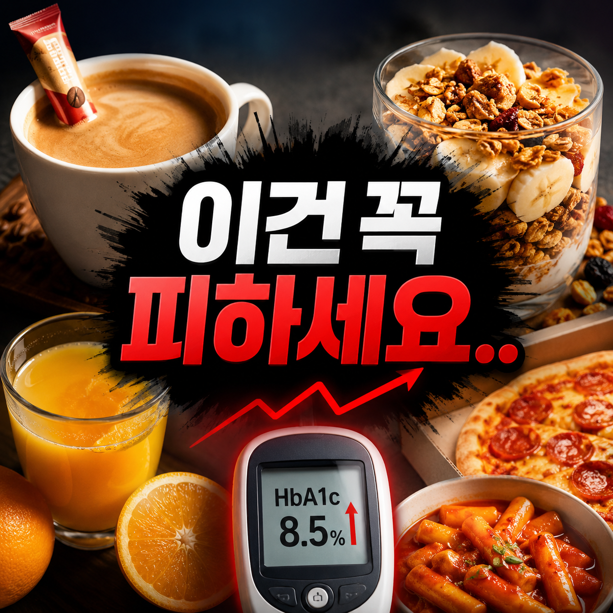 당화혈색소 수치 높이는 음식