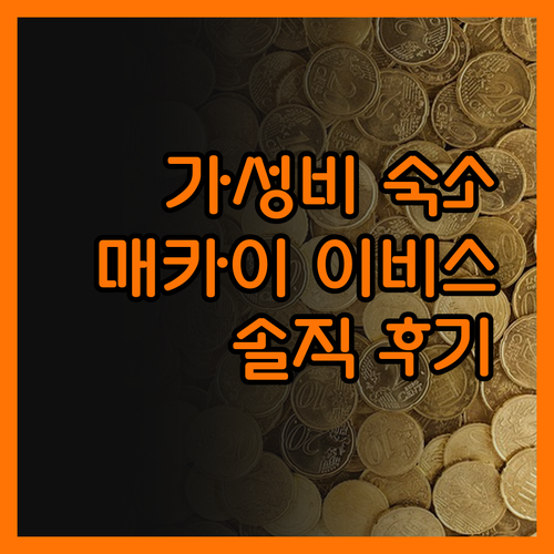 이비스 매카이 숙박 후기 가성비에 감