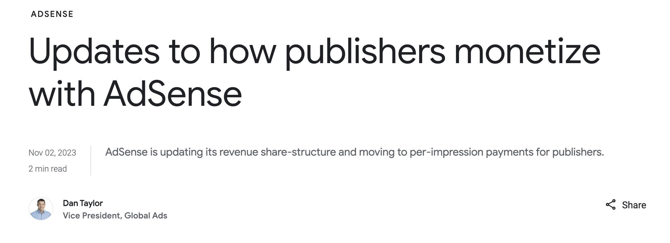 애드센스 수익구조, 창출방법 업데이트