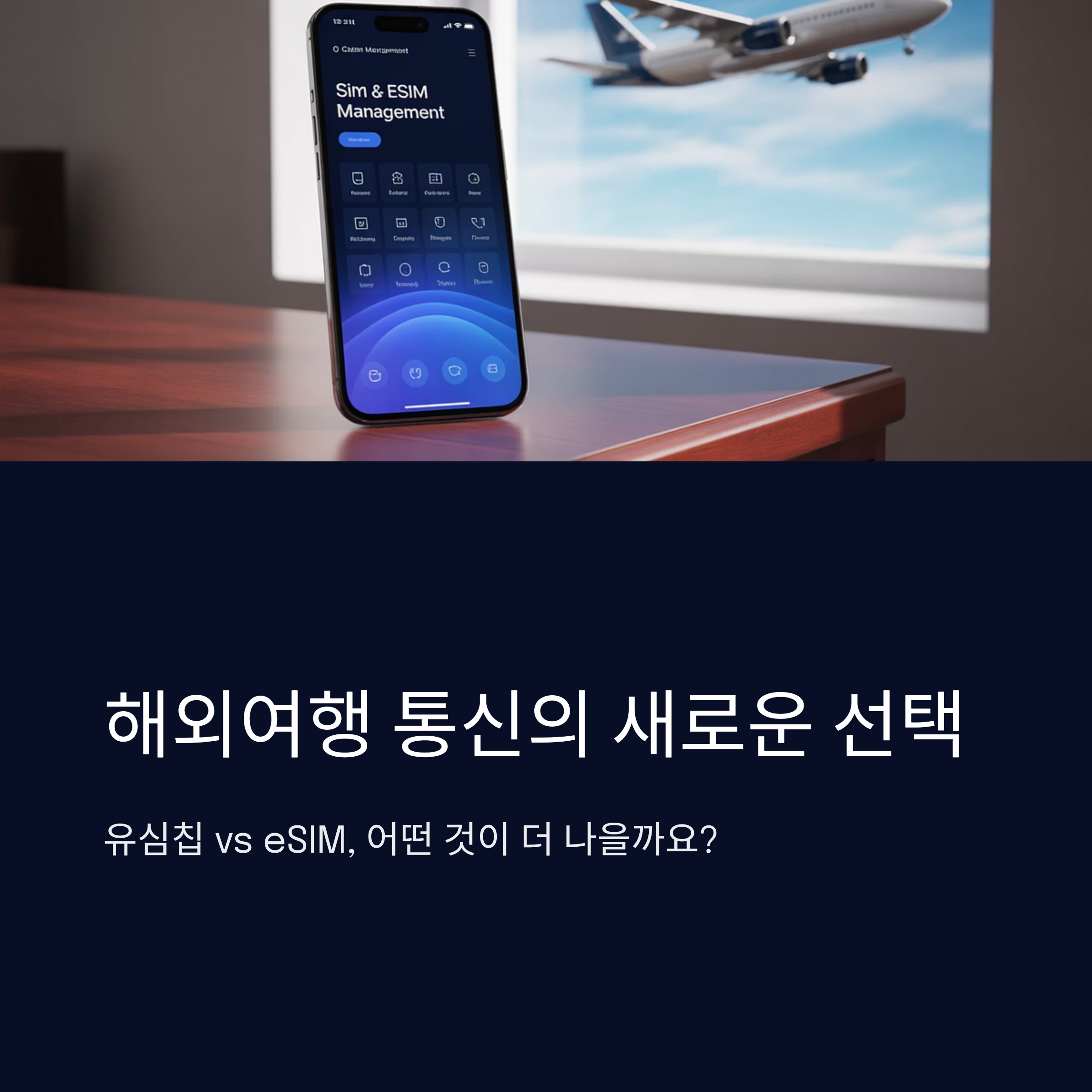 해외여행 유심칩 vs eSIM 비교 가이드