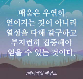 배움의 좋은 글 명언 글귀 모음 배움에 관한 명언으로_27