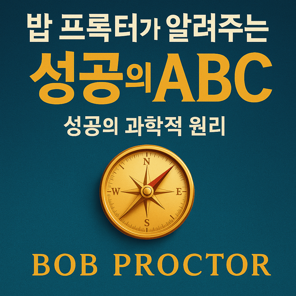 성공의 ABC 책 이미지, 밥 프록터 자기계발 핵심, 생각이 현실이 되는 성공철학