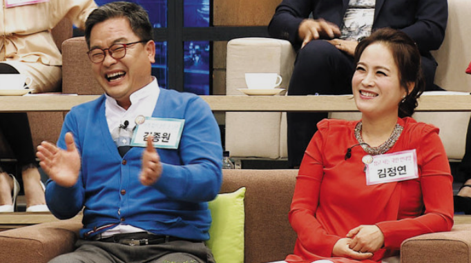 김정연 부부 사진│남편 김종원과 2008년 결혼식을 올린 가수 김정연의 행복한 모습