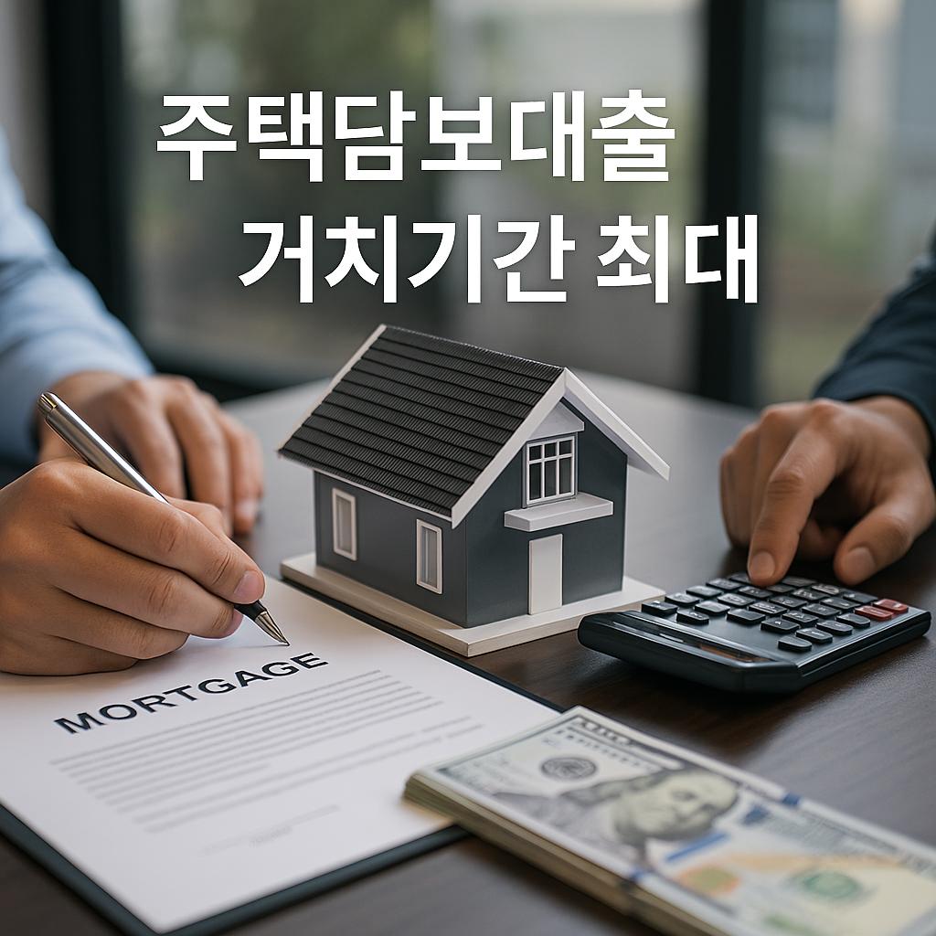주택담보대출 거치기간 최대