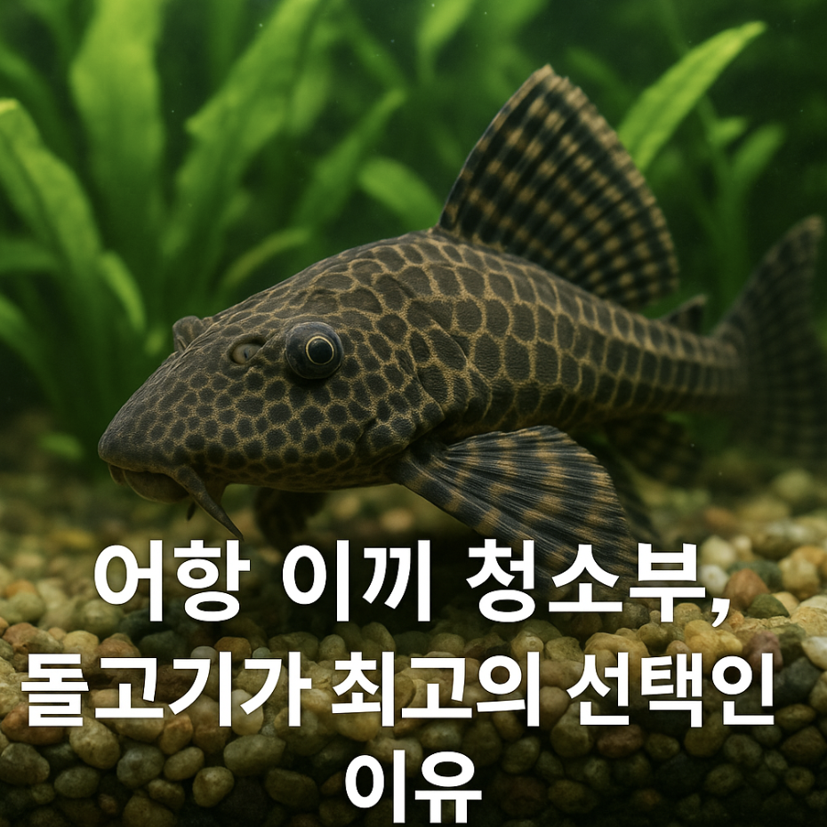 어항 이끼 청소부, 돌고기가 최고의 선택인 이유